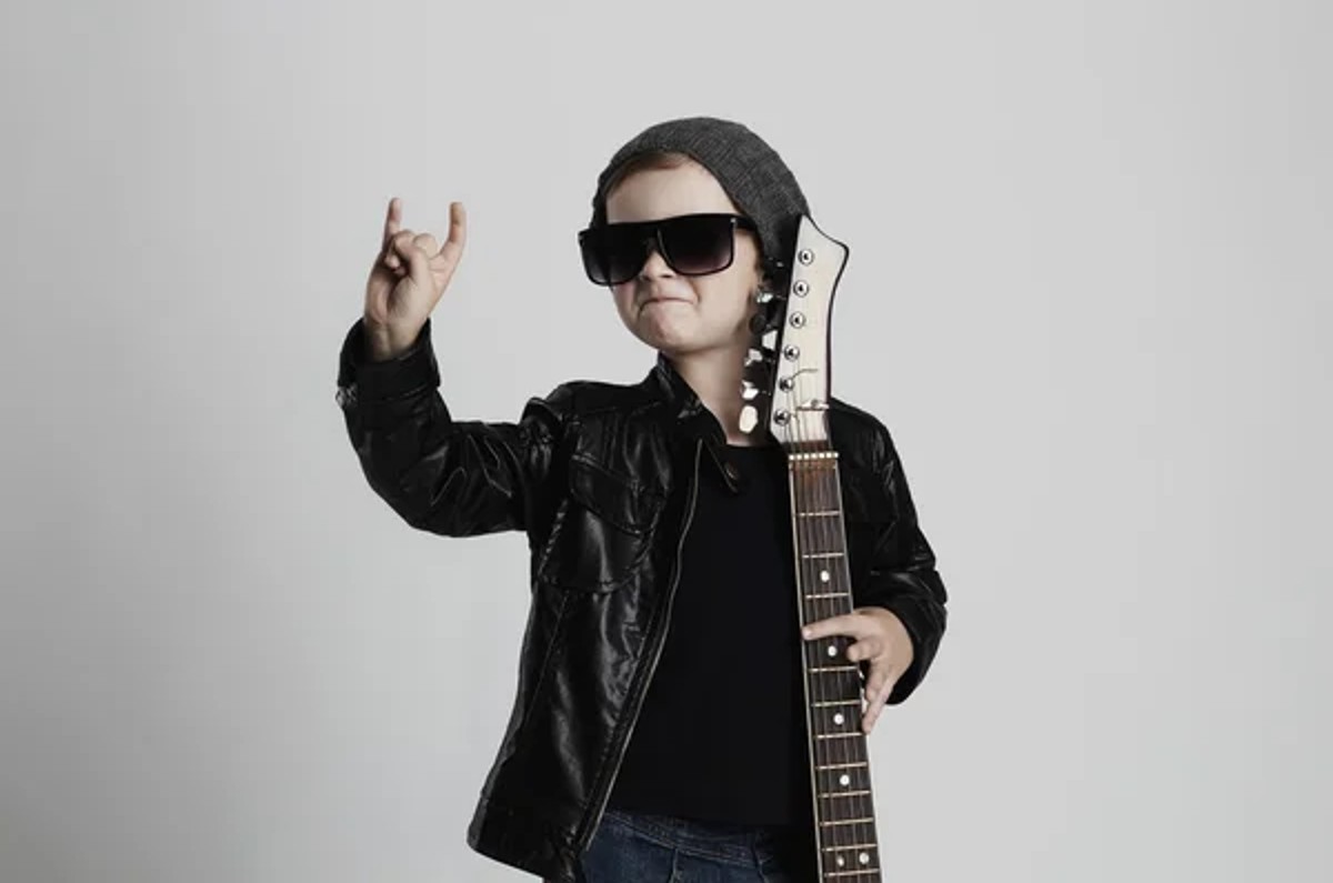 Niño rockero