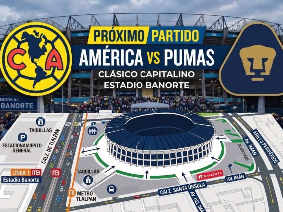 ¡Ojo si vas al América vs Pumas! Así será el operativo de movilidad en el Estadio Banorte
