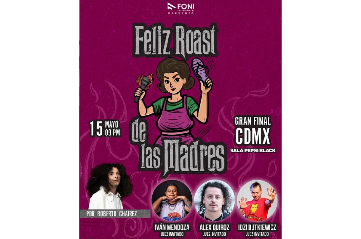 Poster Oficial Feliz Roast de las Madres