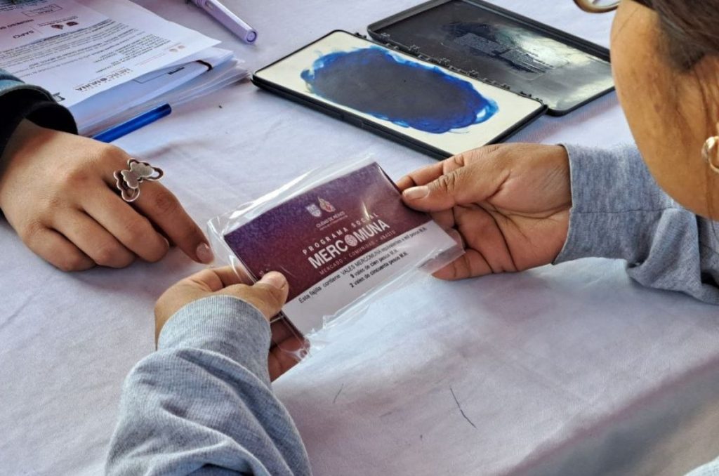 Vales Mercomuna para comprar despensa en la CDMX