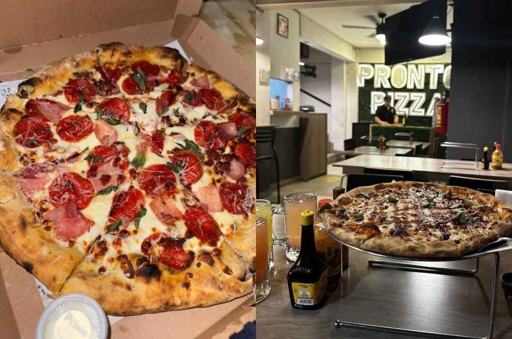 Pronto Pizza: especialidades con medio kilo de queso