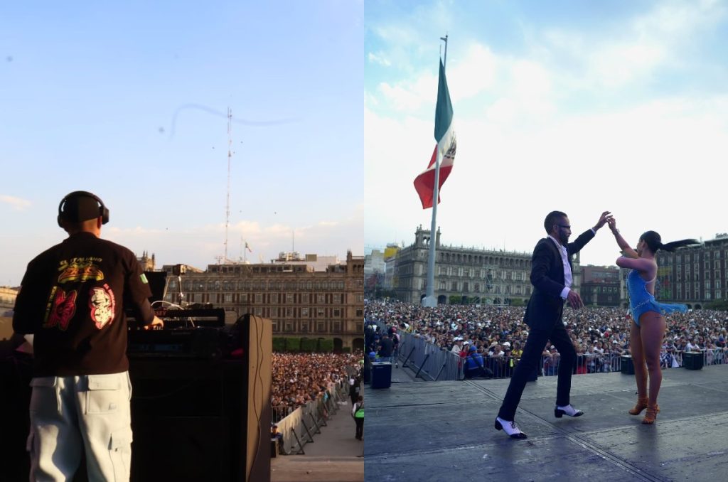 Sonideros en el Zócalo baile masivo gratis La Rutina del Pueblo abril 2026