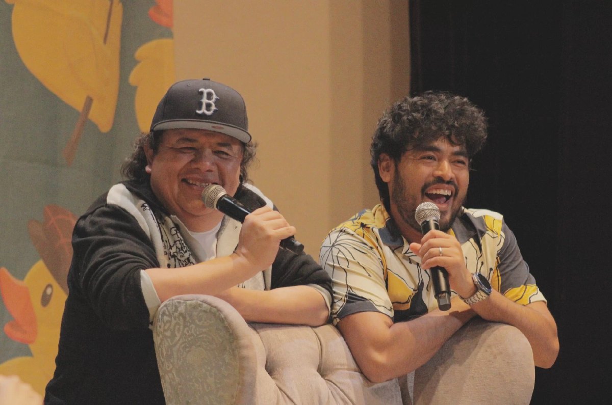 Tío Rober y Cojo Feliz en show de Pur de Patos