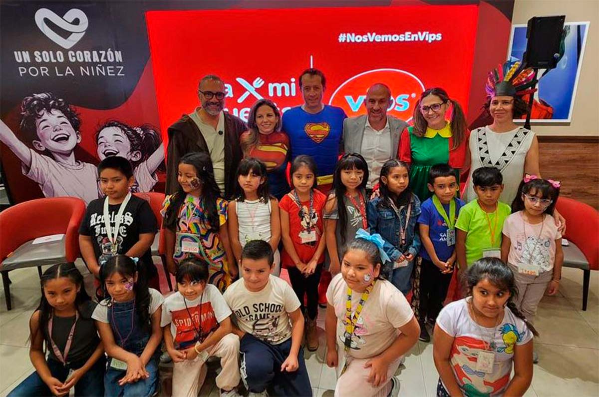 Vips lanza: “Un solo corazón por la niñez”, iniciativa que apoyará a más de 3 mil niñas y niños