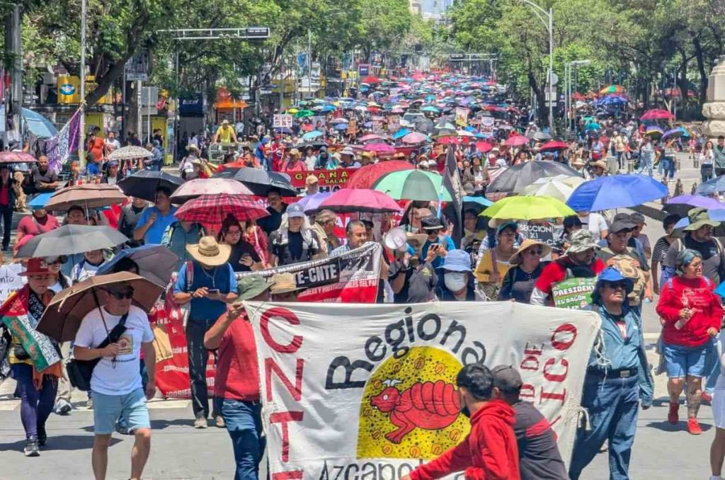 CNTE confirma plantón y paro nacional en junio