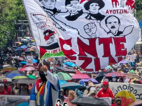 ¡Toma tus precauciones! CNTE realizará megamarcha este lunes antes del Paro Nacional