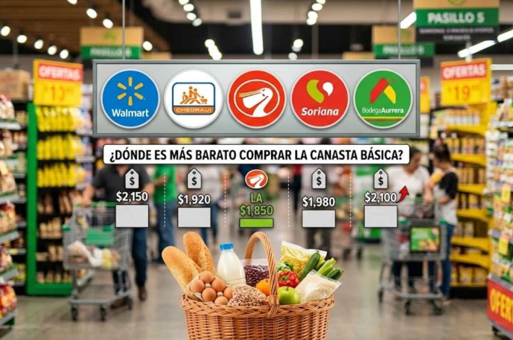 Comparativa PROFECO de la canasta básica