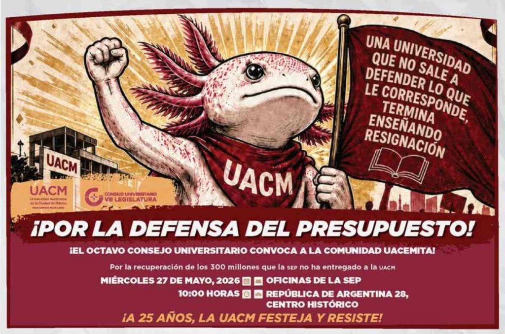 Integrantes de la UACM se manifestarán hoy