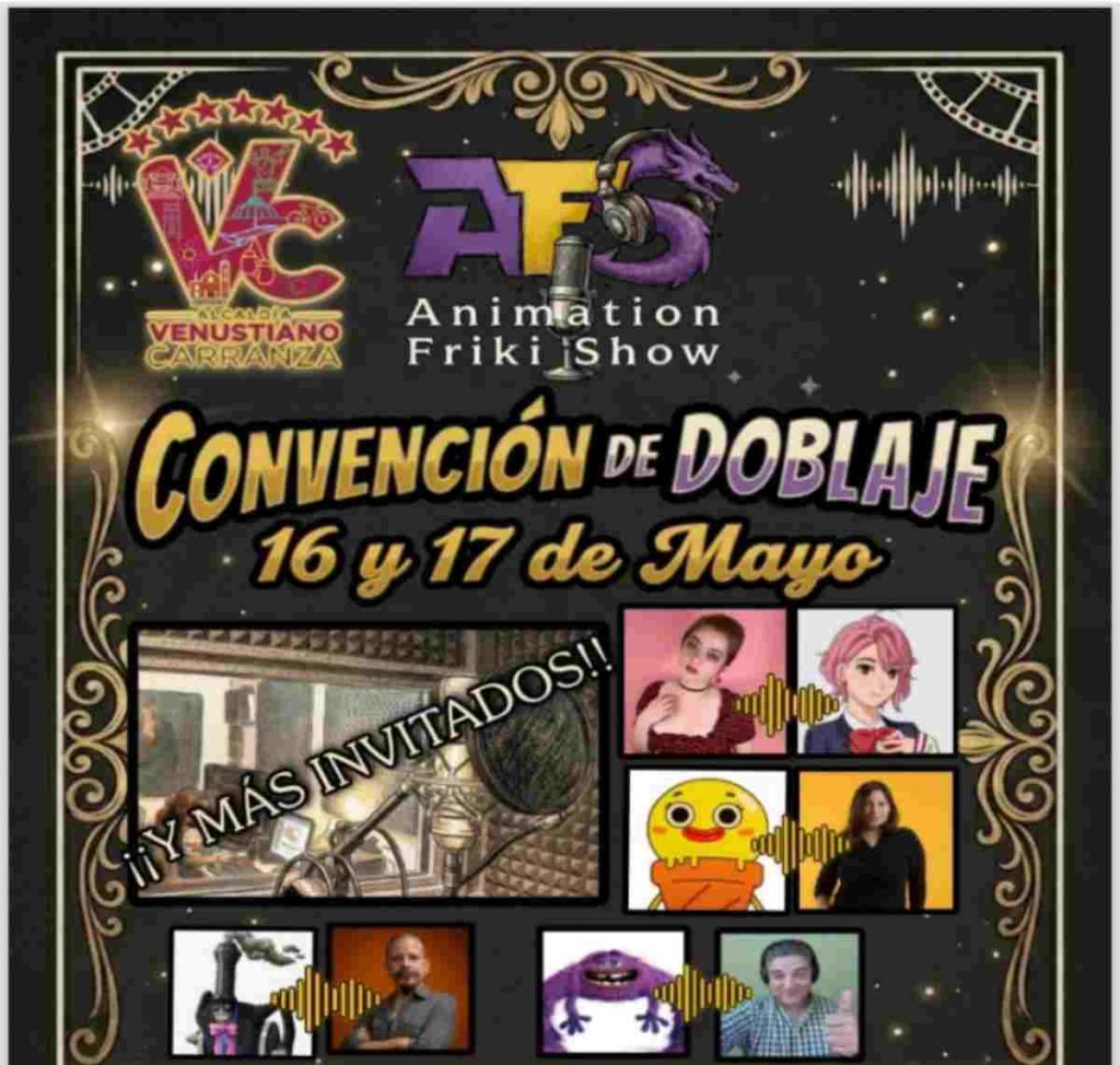 Asiste a la Convención de Doblaje en CDMX ¡Gratis! con invitados, concursos y actividades
