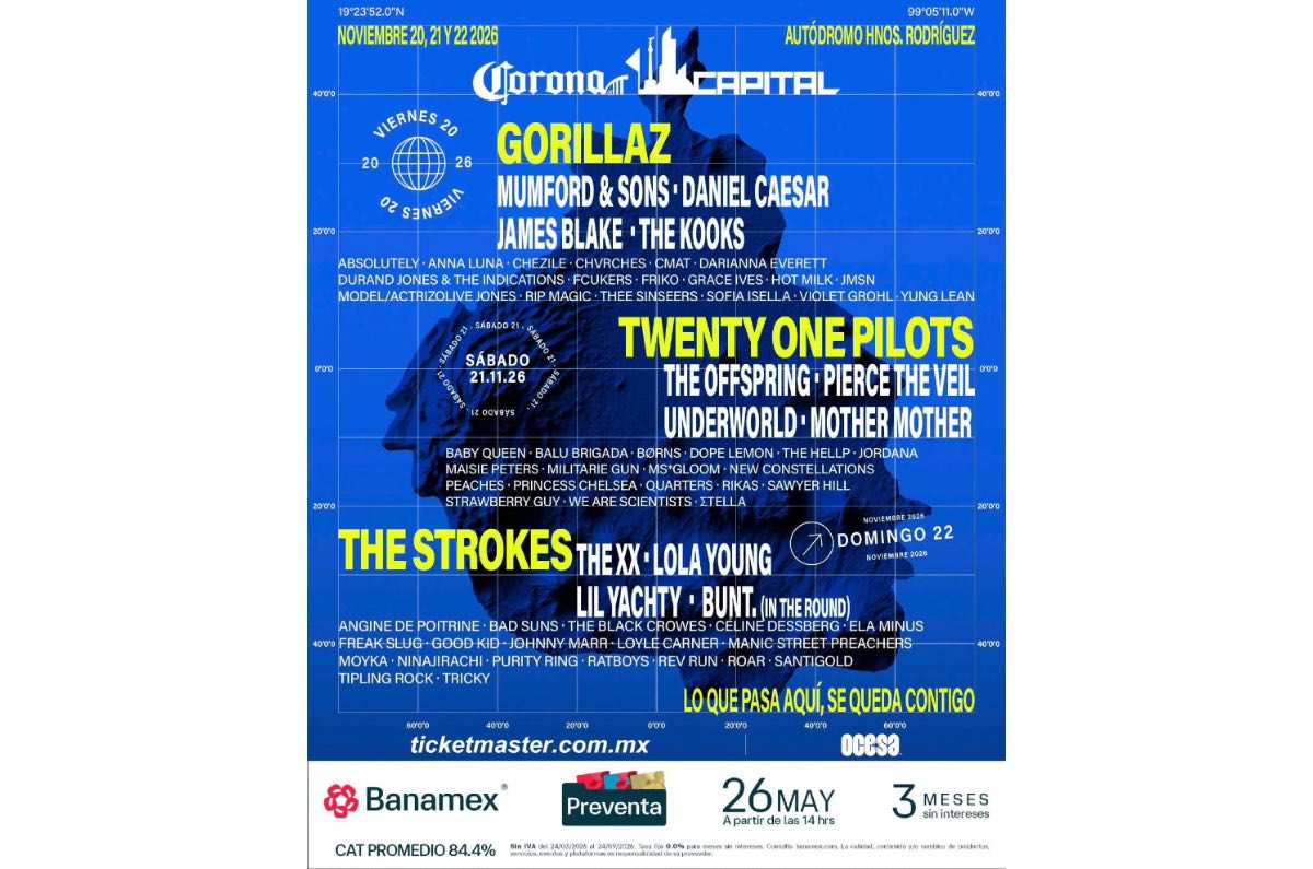 corona-capital-2026-cartel-oficial-lineup-fechas-boletos-donde-es-cdmx-bandas-y-artistas
