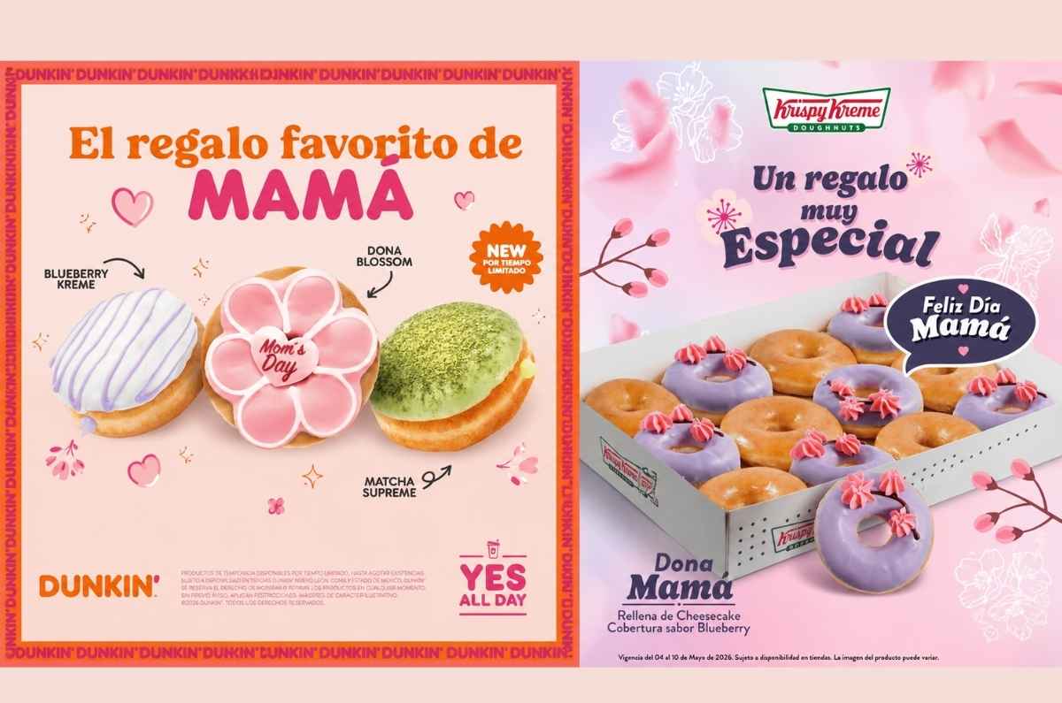 Dunkin’ y Krispy Kreme celebran el Día de las Madres