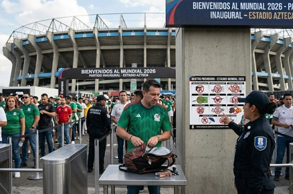 Te pueden negar la entrada al estadio por objetos prohibidos
