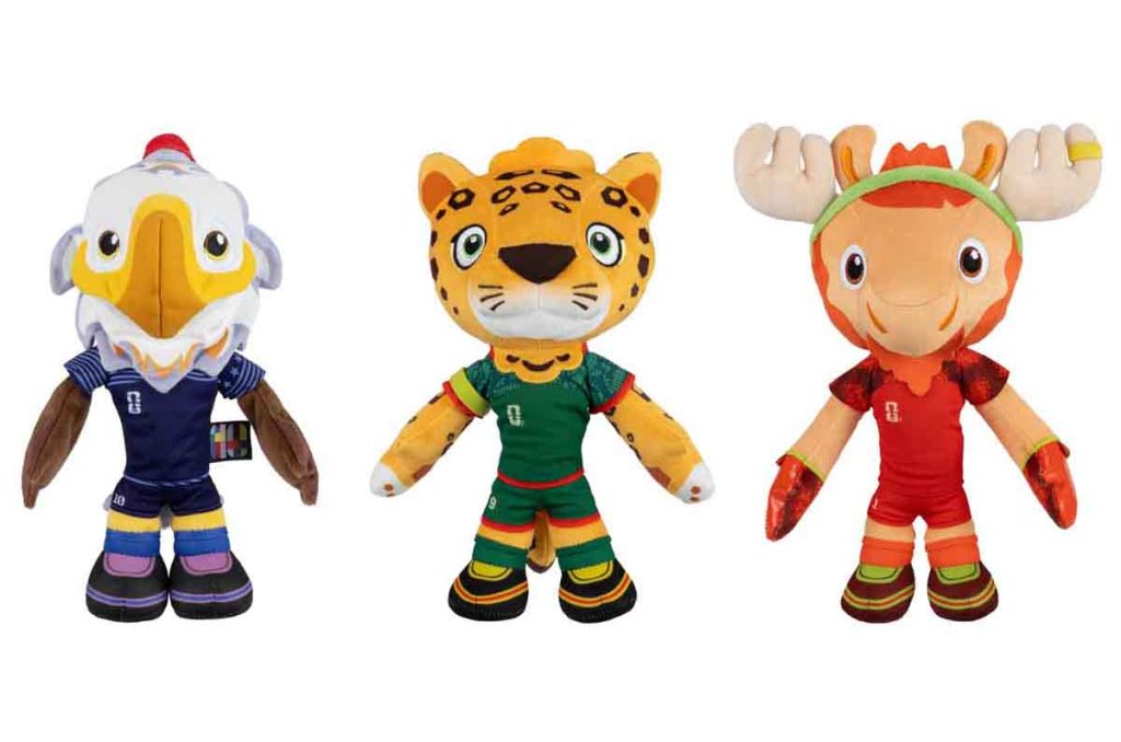 Colecciona los peluches y figuras de las mascotas del Mundial 2026