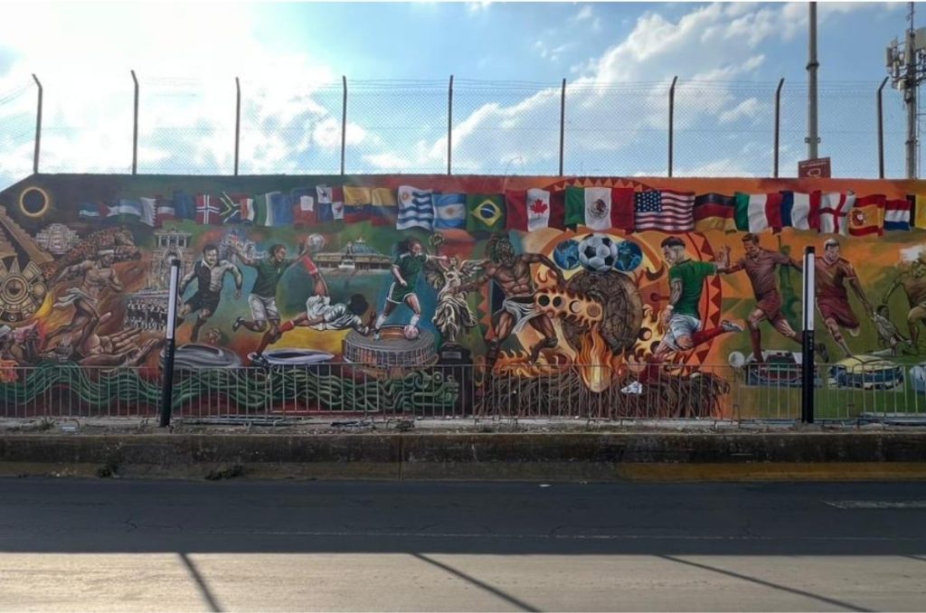 GAM busca record Guinness con mural de fútbol