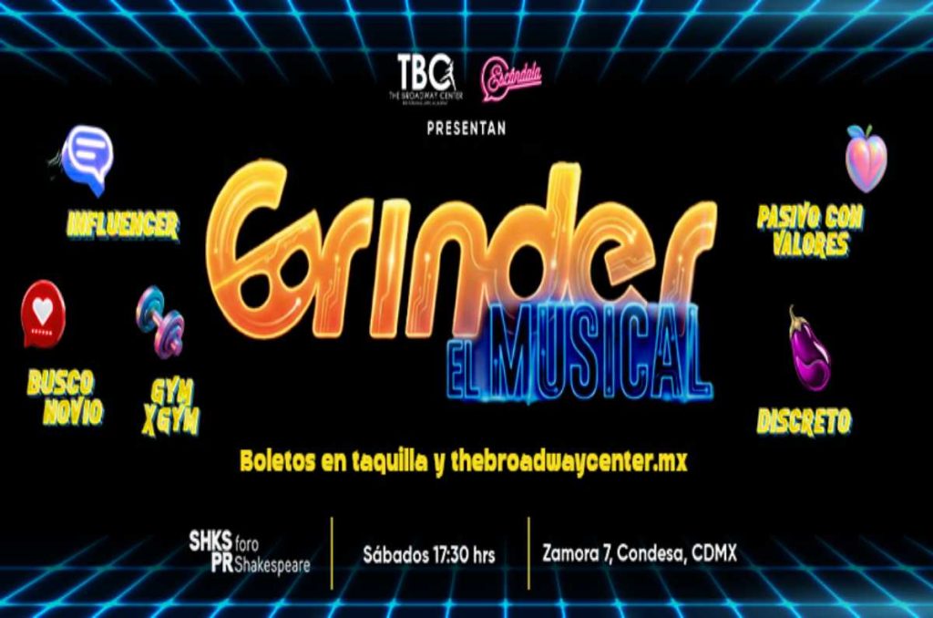 “Grinder El Musical”: la comedia LGBT regresa a CDMX con nueva temporada en junio