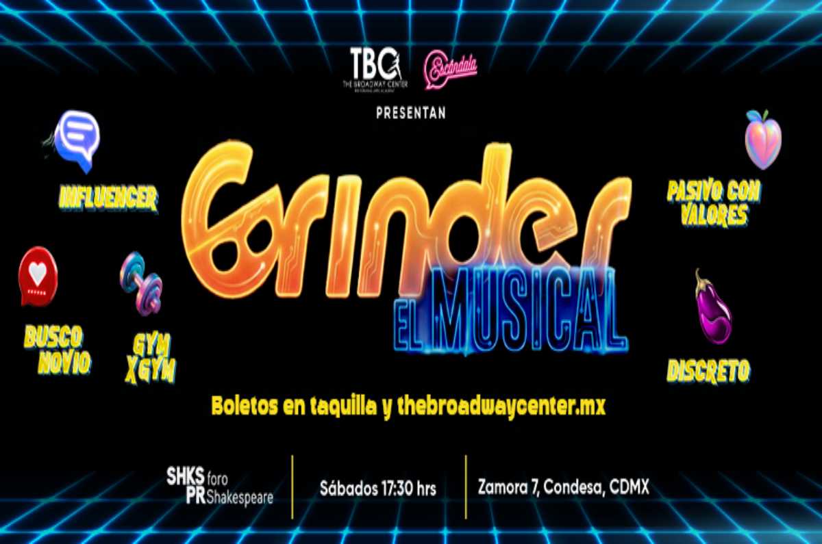 “Grinder El Musical”: la comedia LGBT regresa a CDMX con nueva temporada en junio