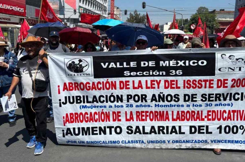 El paro arrancará con una megamarcha en CDMX