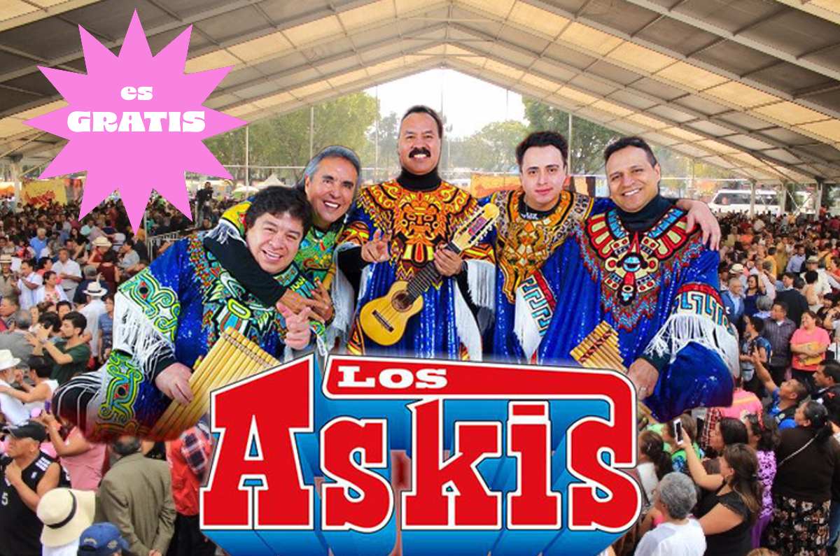 Los Askis: Concierto gratis en Iztapalapa por el Día de las Madres
