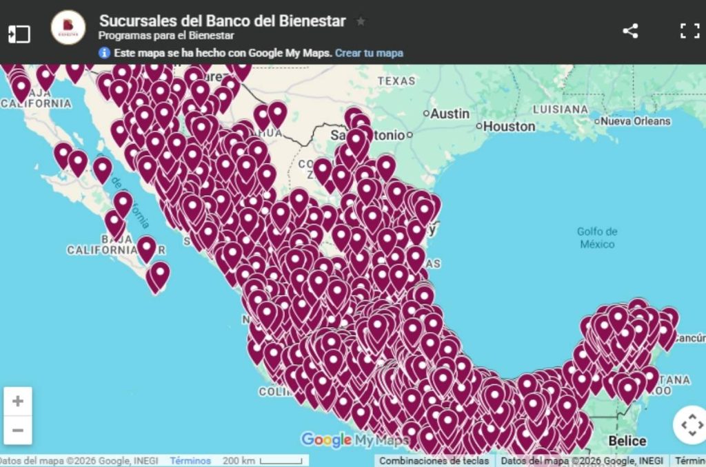 Banco del Bienestar: mapa y directorio para ubicar sucursales cercanas