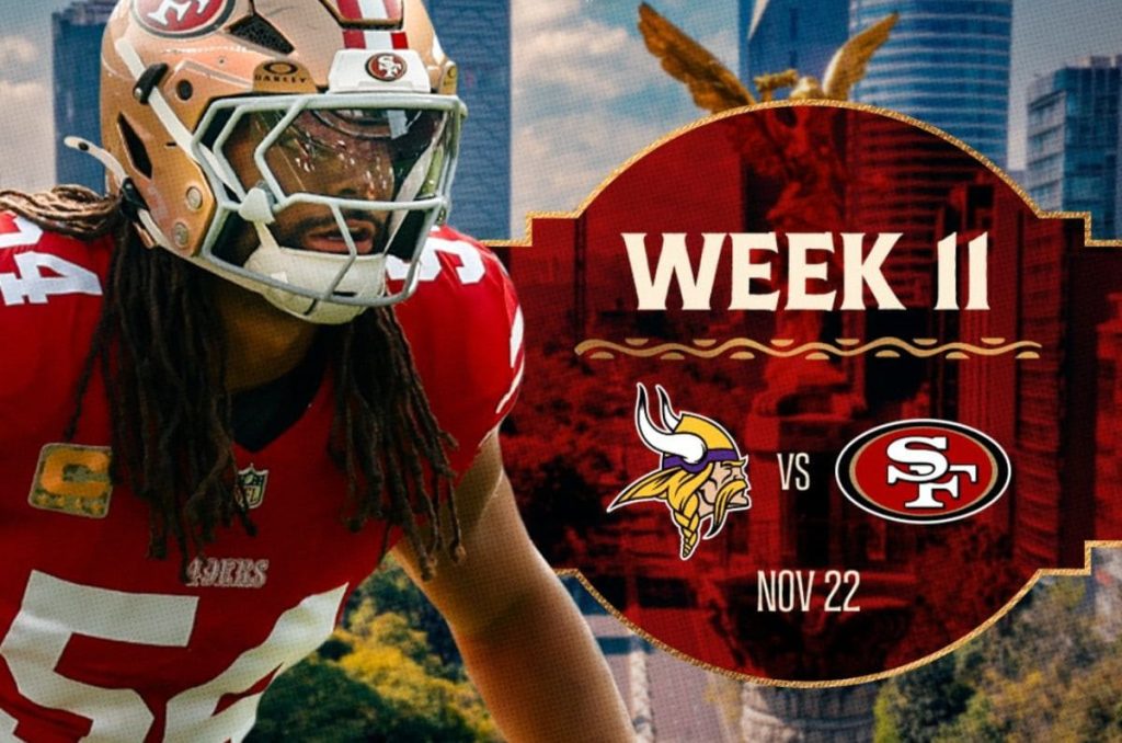 ¡49ers vs Vikings en CDMX! Ya hay partido para el México City Game 2026 de la NFL