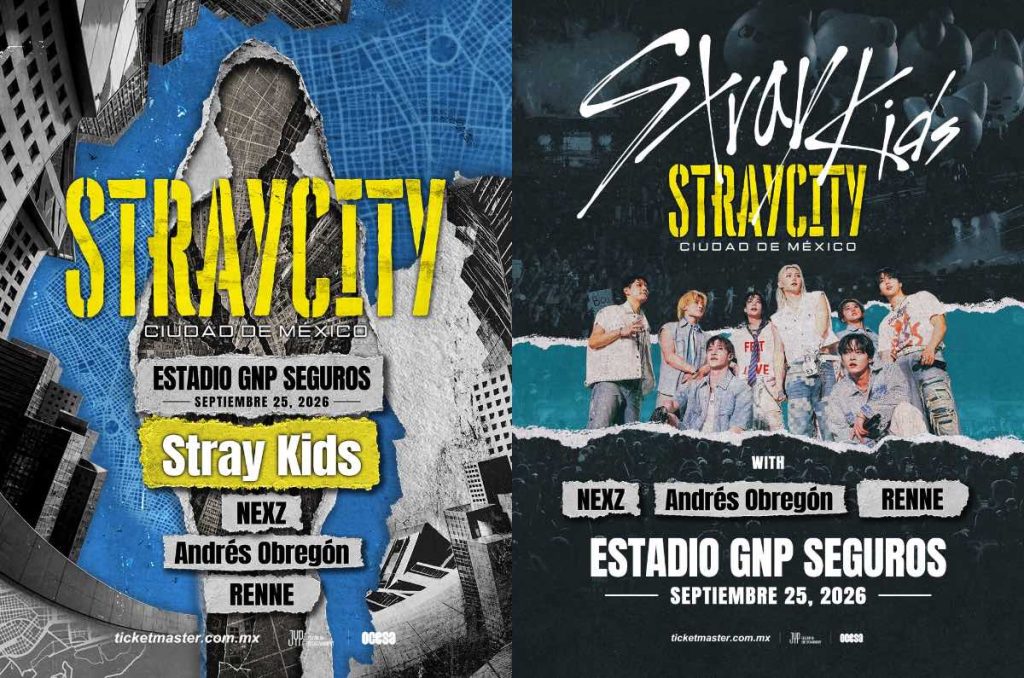 Stray Kids México 2026 STRAYCITY concierto Estadio GNP Seguros 2026 mapa preventa y precio de boletos
