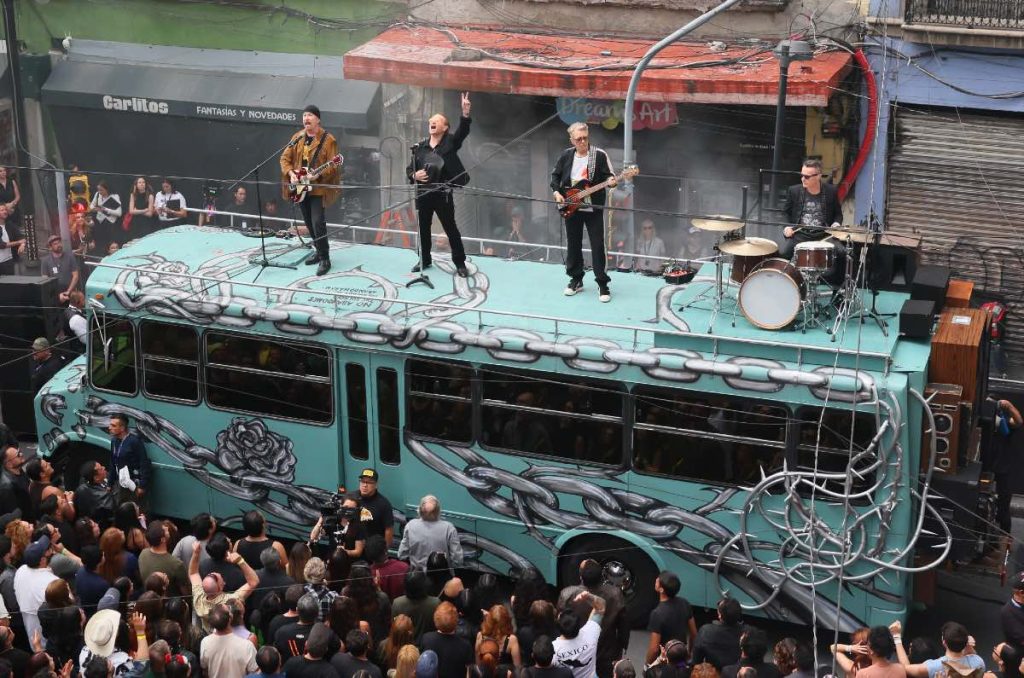 U2 en Ciudad de México grabación video Street of Dreams Centro Histórico de CDMX nuevo disco 2026