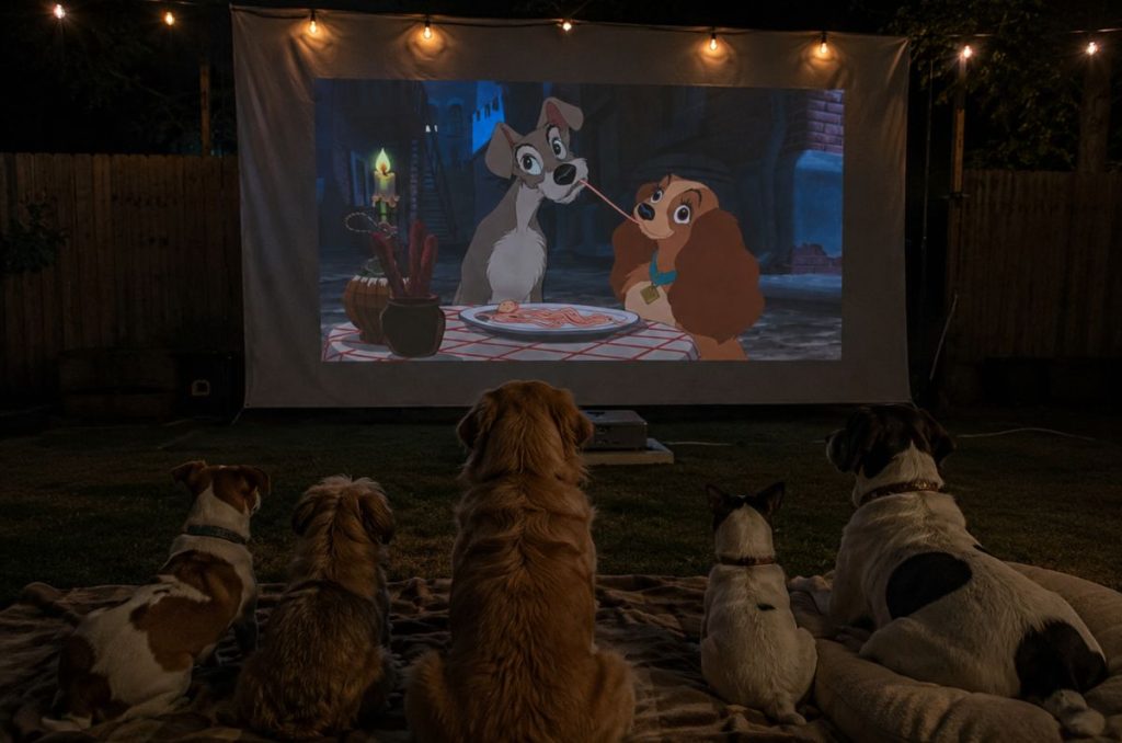 Esta experiencia inmersiva pet friendly inspirada en La dama y el vagabundo tendrá película, snacks y actividades con mascotas.