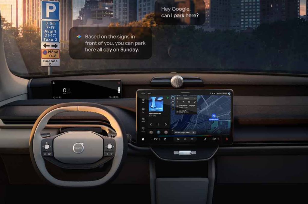 El nuevo Volvo EX60 estrena la inteligencia artificial de Google Gemini y navegación en 3D para entender letreros y mapas urbanos.