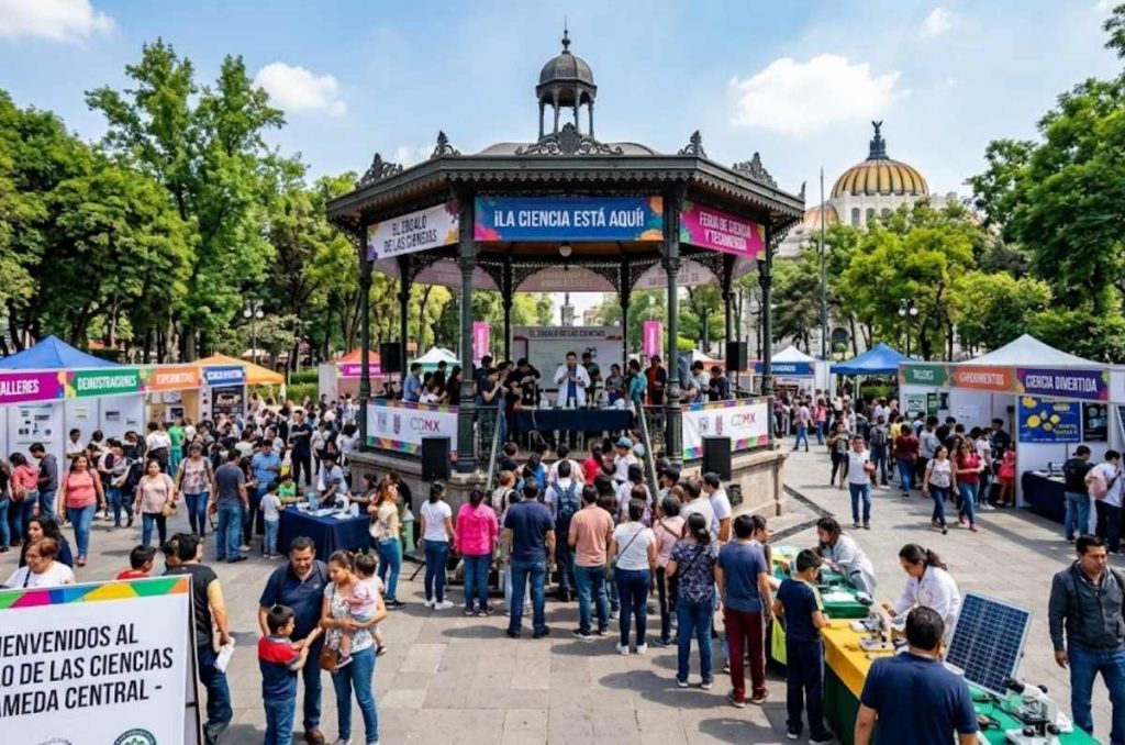 ¡Plan gratis! Zócalo de las Ciencias llega a la Alameda Central con talleres y biodiversidad