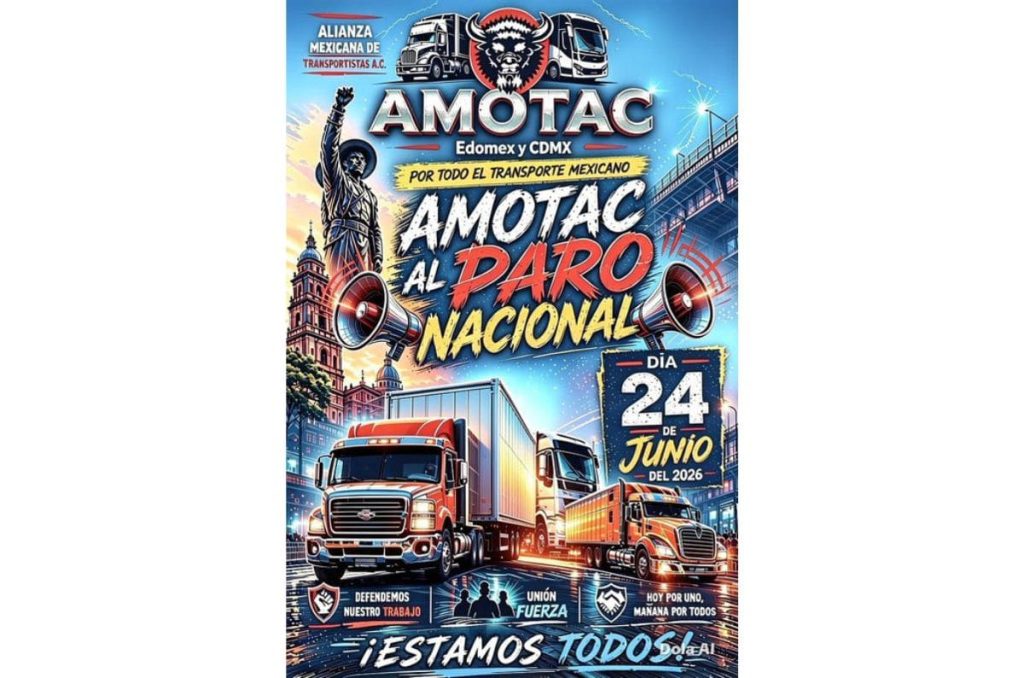 AMOTAC hará paro nacional el 24 de junio