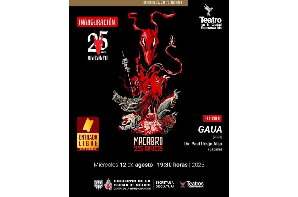 Arte Oficial de la inaguración del festival Macabro