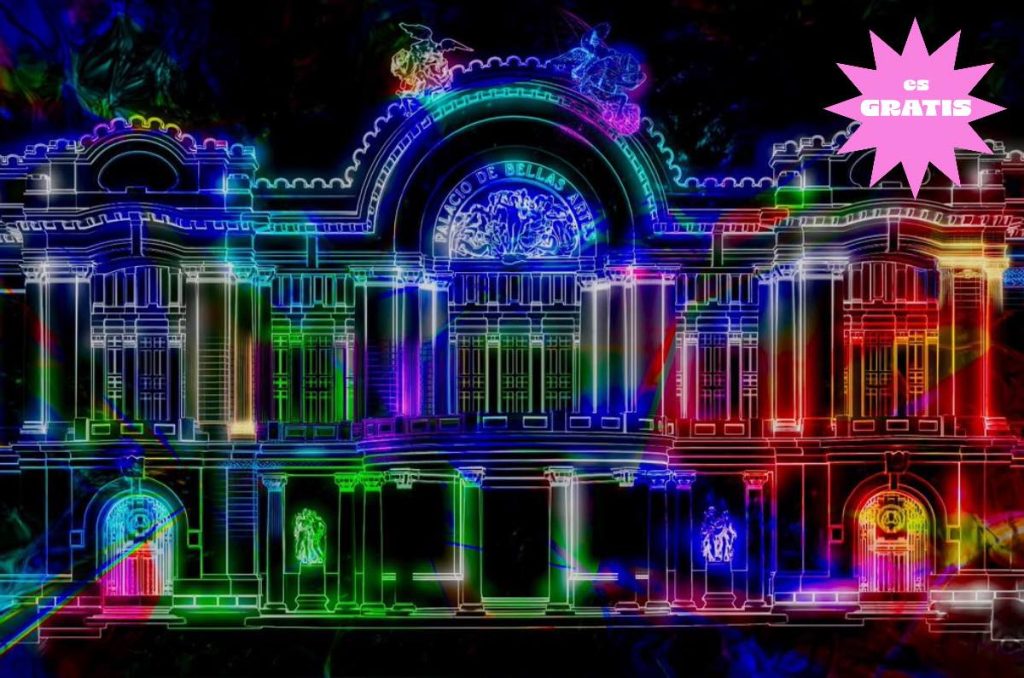 ¡Bellas Artes tendrá show luminoso con videomapping de cumbia, rock y reggaetón!