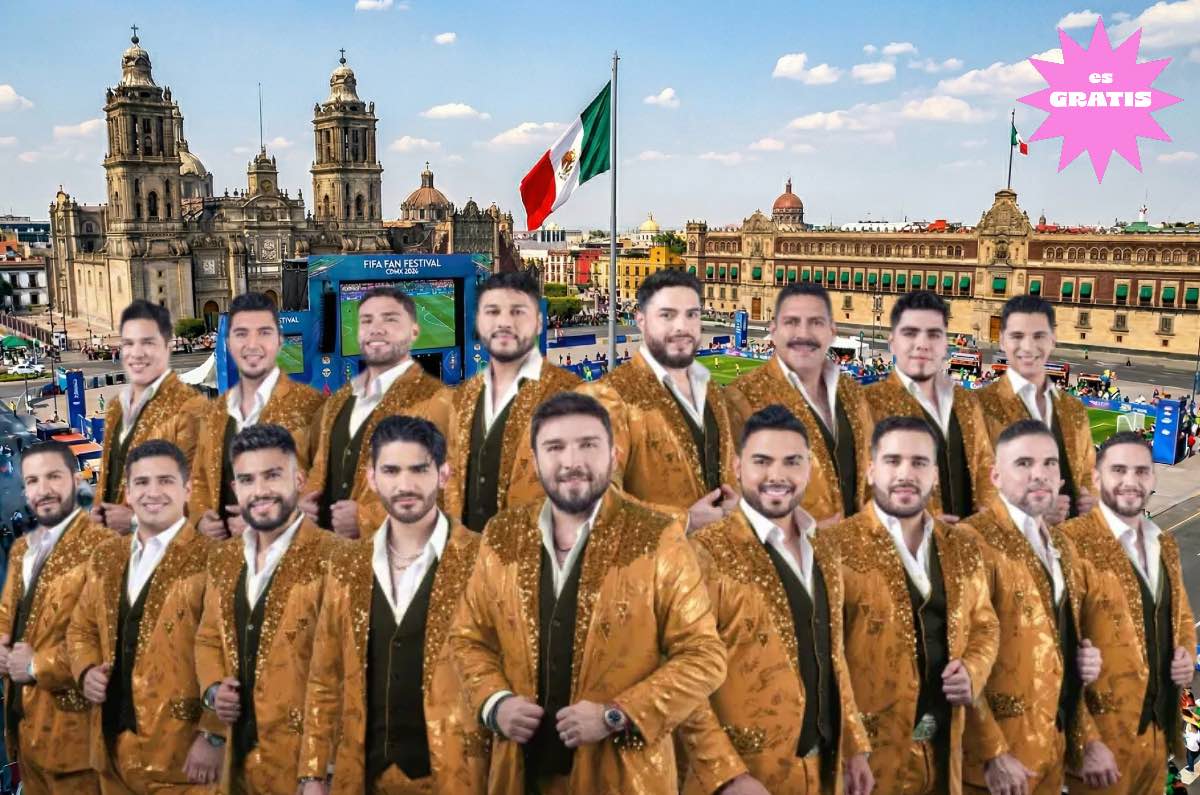 ¡Banda El Recodo dará concierto gratis en Zócalo Fan Fest CDMX!