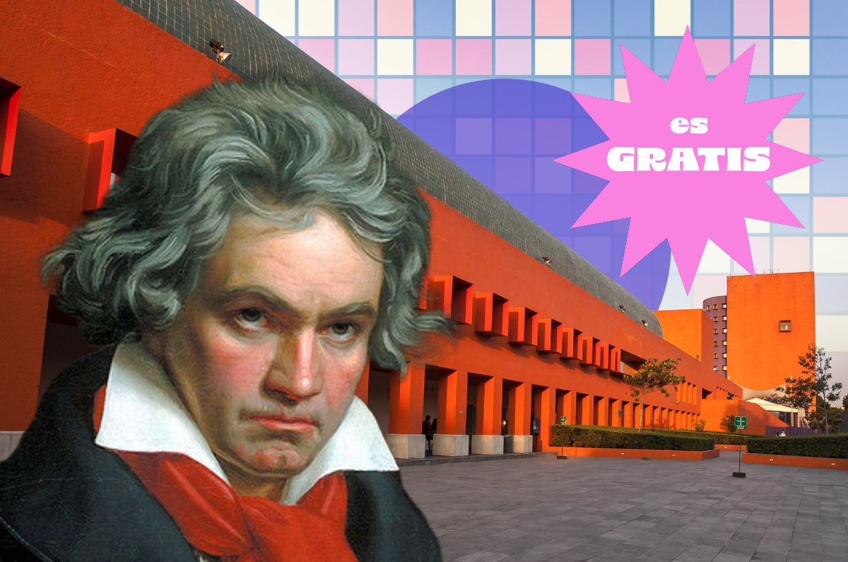 Tú, yo, la Séptima de Beethoven gratis en el Cenart ¡Habrá concierto gratis!