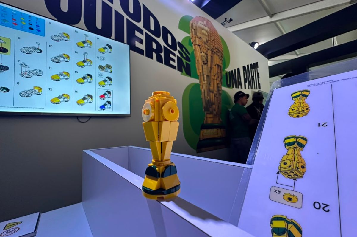 ¡Arma tu copa mundial en el stand de LEGO dentro del Fan Fest del Zócalo!