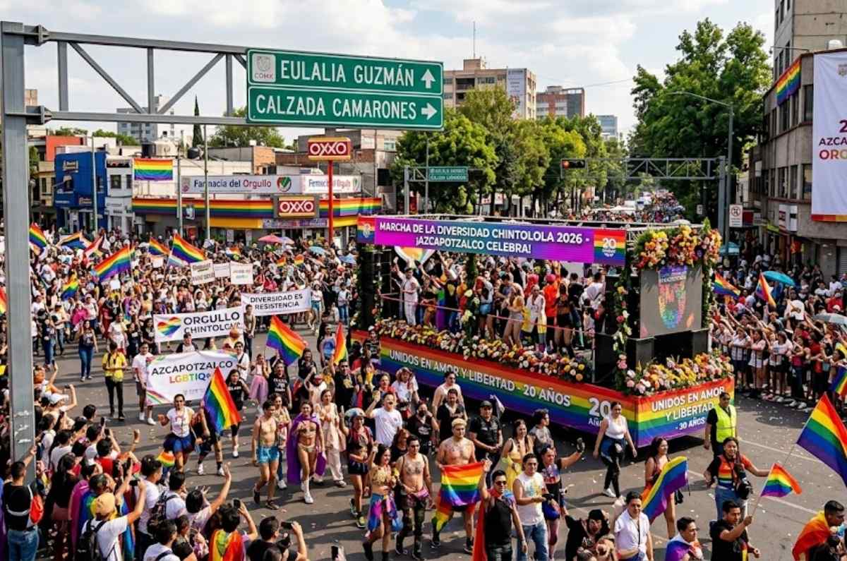 Marcha de la Diversidad Chintolola 2026 en Azcapotzalco: fecha, horario y recorrido