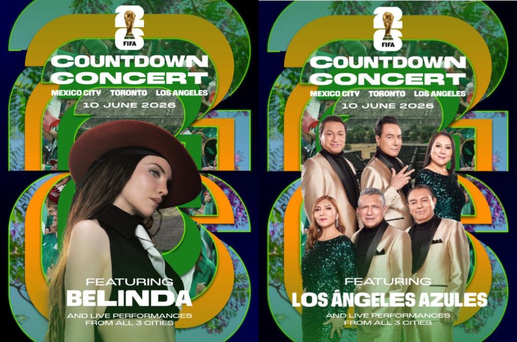 Mundial 2026 concierto Belinda Los Ángeles Azules y Elena Rose Cuenta Regresiva boletos en el Auditorio Nacional