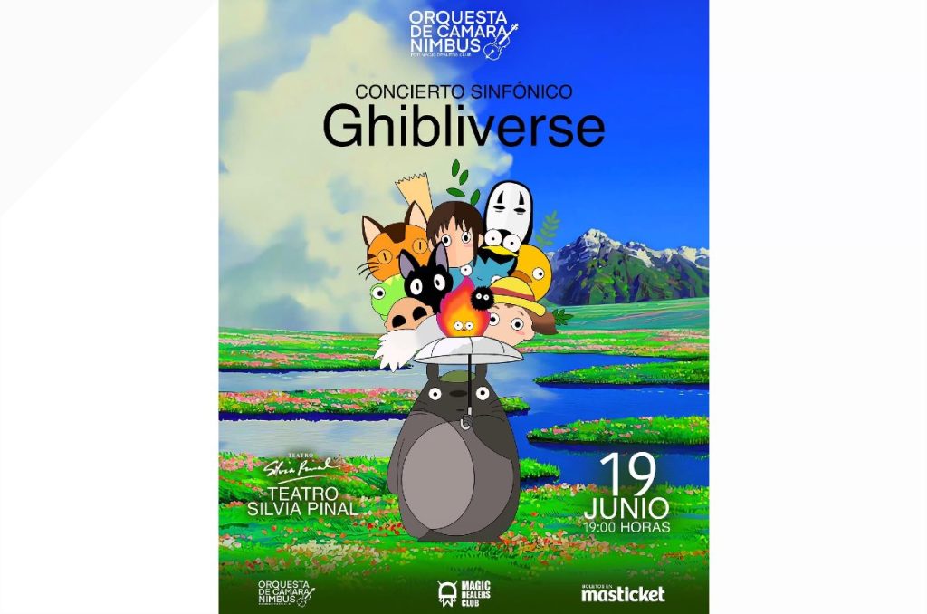 Studio Ghibli películas concierto sinfónico tributo CDMX Teatro Silvia Pinal