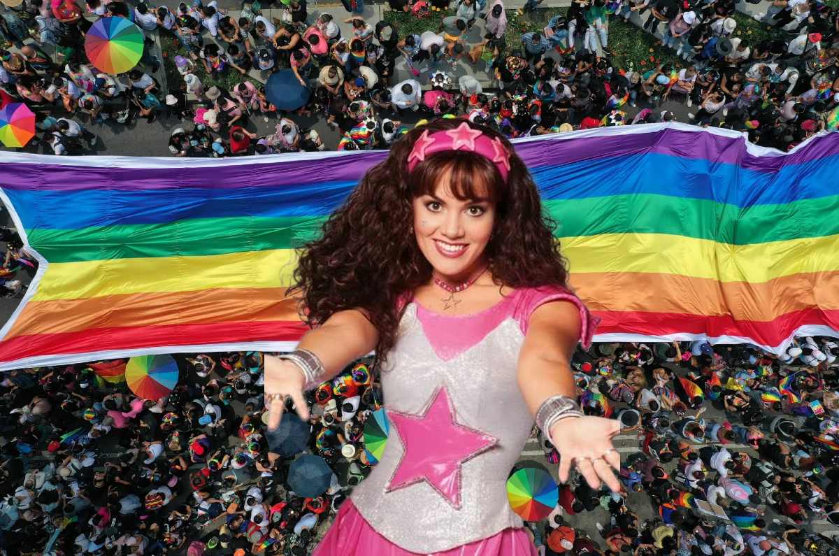 Tatiana en el gay pride